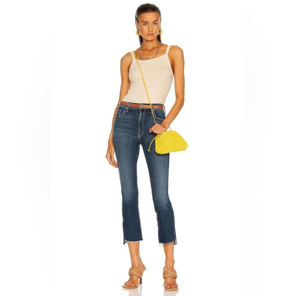 MOTHER The Insider Crop Step Fray in girl crush size 26